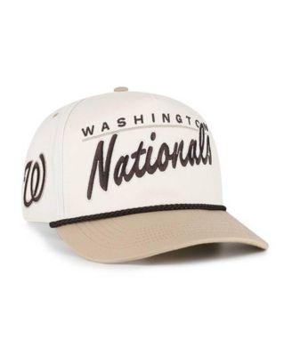'47 Brand Men's Natural/Tan Washington Nationals Neutral Terrain Hitch Rope Adjustable Hat
