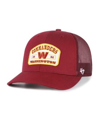Мужская регулируемая кепка '47 Brand Burgundy Washington Commanders Roadway Trucker