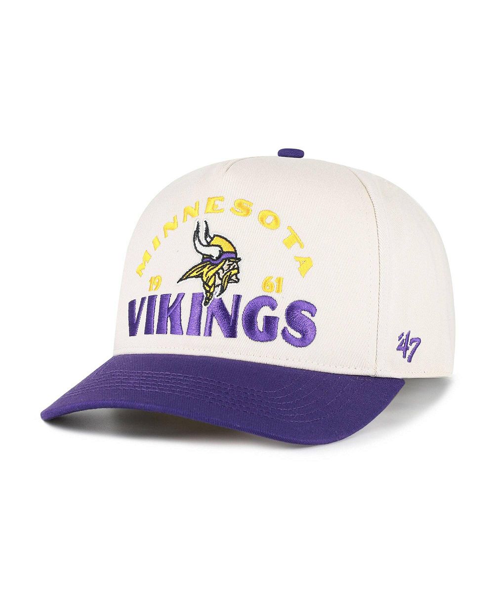 Мужская кепка '47 Brand Natural Minnesota Vikings Arcitext Hitch Adjustable