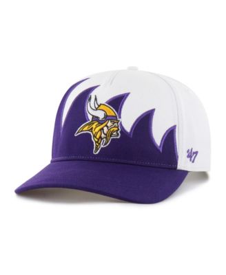 Мужская регулируемая кепка '47 Brand White Minnesota Vikings Jagged Hitch