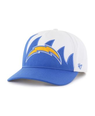 '47 Brand Men's White Los Angeles Chargers Jagged Hitch Adjustable Hat
