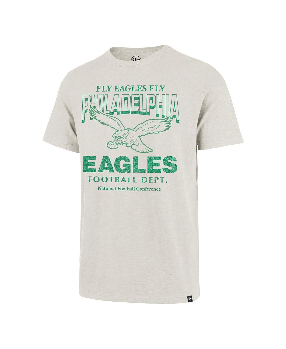 Мужская футболка '47 Brand Philadelphia Eagles Head On Scrum в цвете Natural