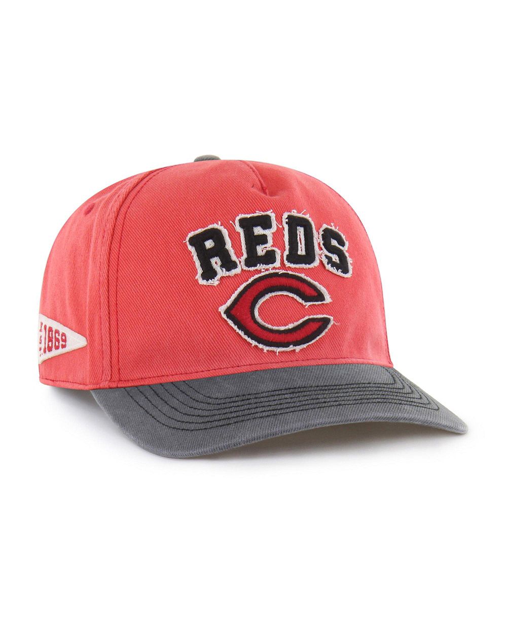 Мужская кепка '47 Brand Red Cincinnati Reds Calderwood Hitch Adjustable