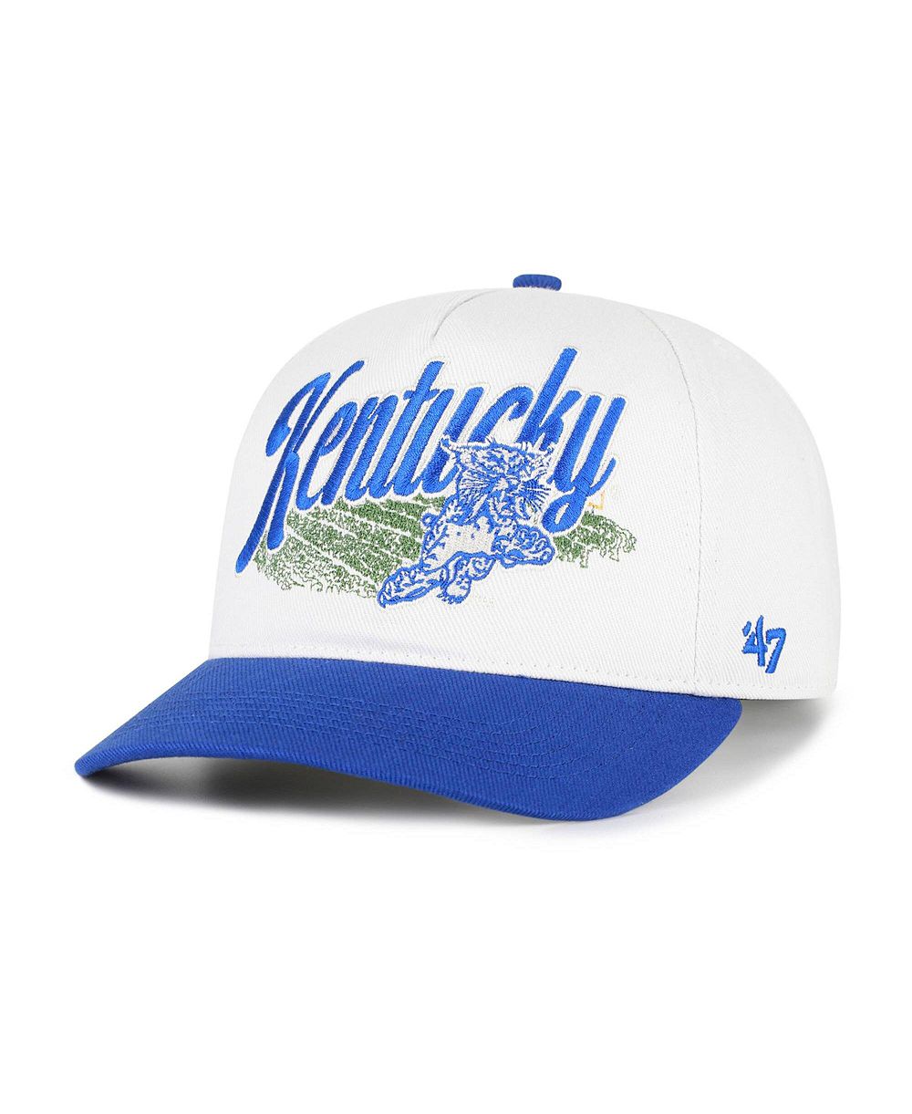 Мужская и женская кепка '47 Brand Natural Kentucky Wildcats Saturday Capsule Enfield Hitch Adjustable Hat