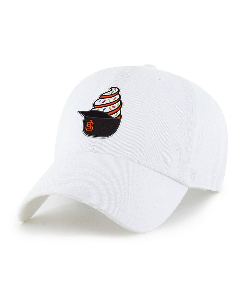 '47 Brand Preschool White San Francisco Giants Ice Cream Helmet Clean Up Adjustable Hat