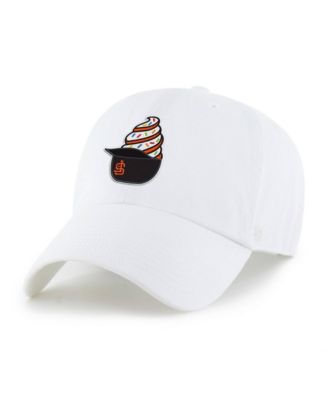 Регулируемая кепка '47 Brand Preschool White San Francisco Giants Ice Cream Helmet Clean Up