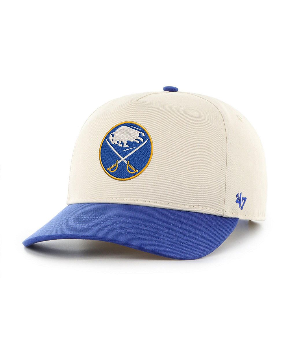 '47 Brand Мужская кепка Cream/Royal Buffalo Sabres Logo Hitch регулируемая