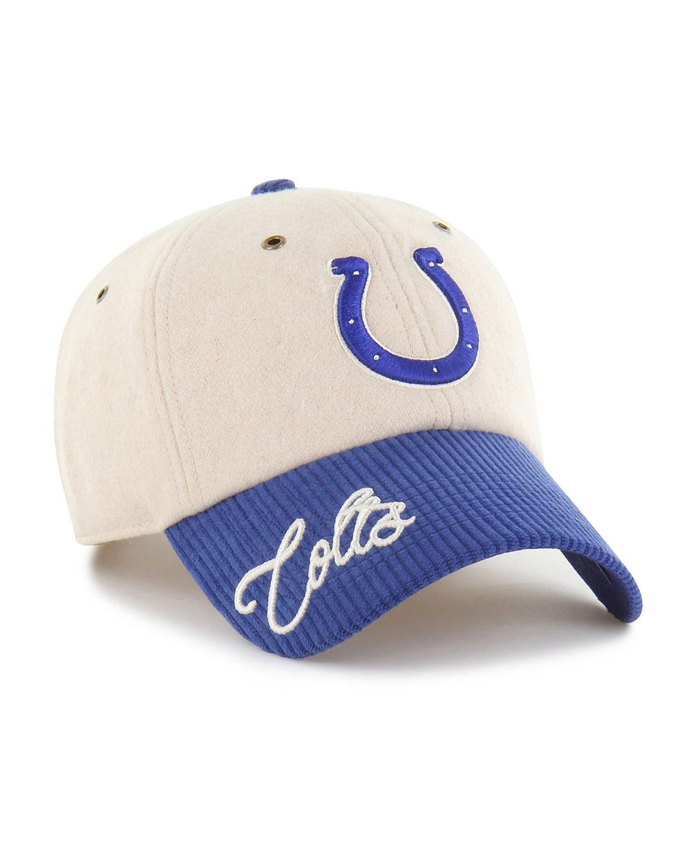 '47 Brand Women's Natural/Royal Indianapolis Colts Rope Script Clean Up Adjustable Hat