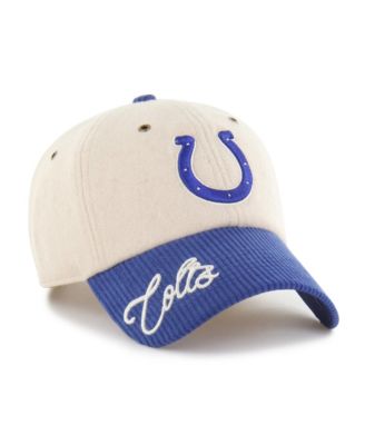'47 Brand Women's Natural/Royal Indianapolis Colts Rope Script Clean Up Adjustable Hat