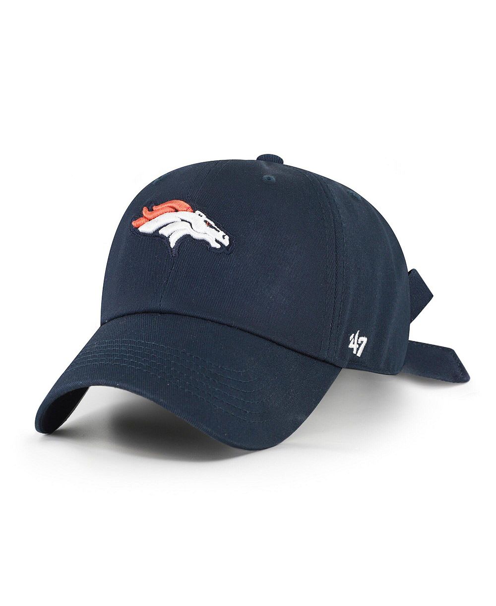 '47 Brand Women's Navy Denver Broncos Bow Back Clean Up Adjustable Hat