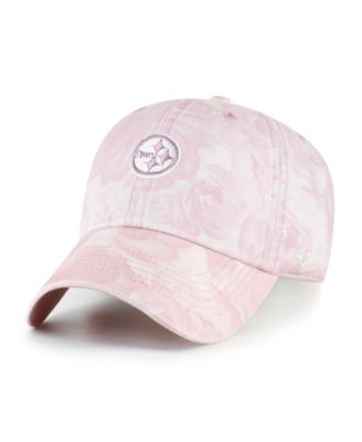 '47 Brand Women's Pink Pittsburgh Steelers Gardenia Clean Up Adjustable Hat
