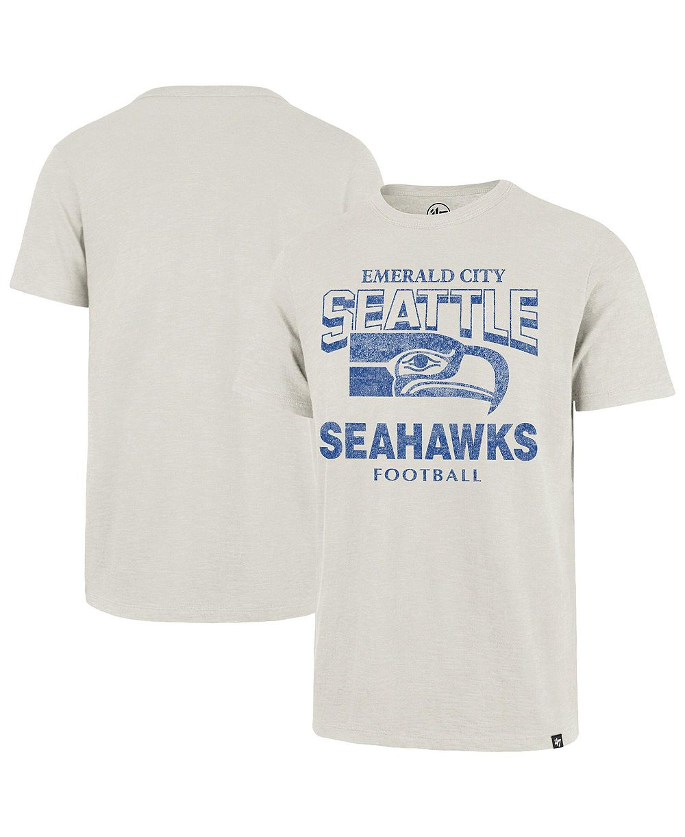 Мужская футболка '47 Brand Natural Seattle Seahawks Head On Scrum