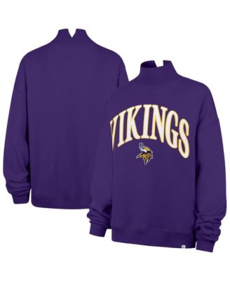 '47 Brand Женский свитшот Minnesota Vikings Vantage Oversized Mock Neck