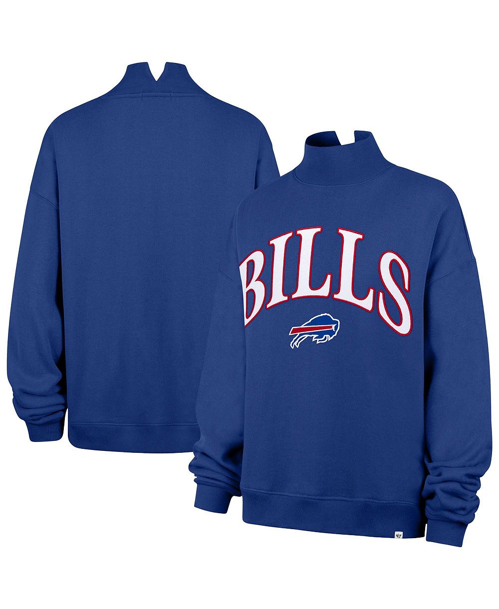 Женская толстовка '47 Brand Buffalo Bills Vantage Oversized Mock-Neck