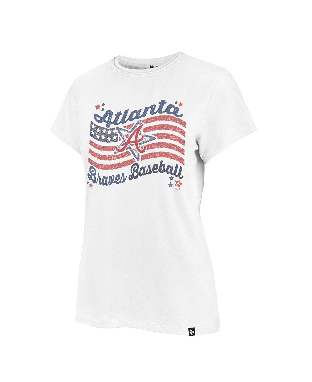 '47 Brand Женская футболка Atlanta Braves Americana Regional Frankie