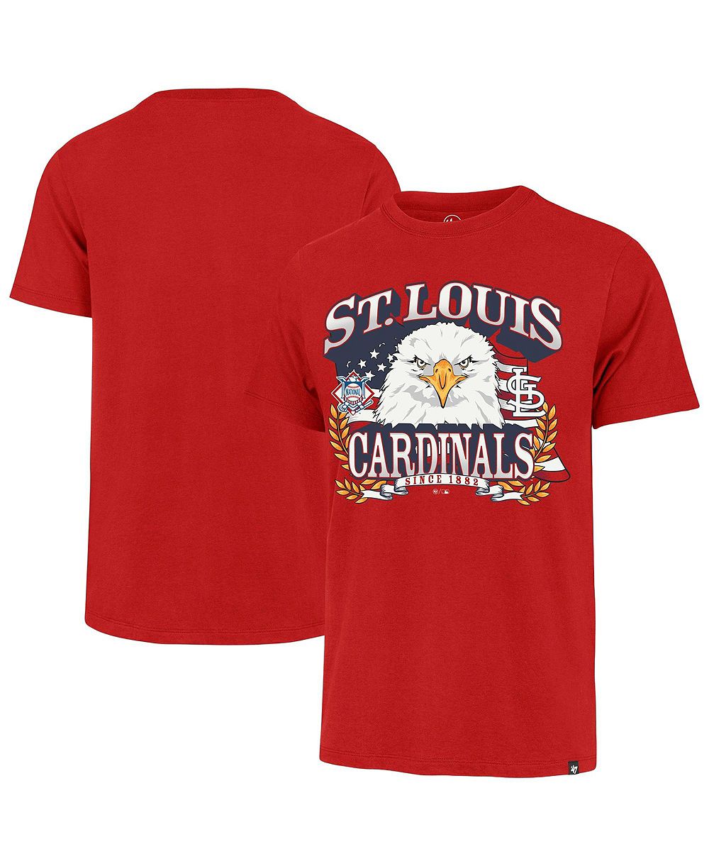 Мужская футболка '47 Brand Red St. Louis Cardinals Americana Eagle