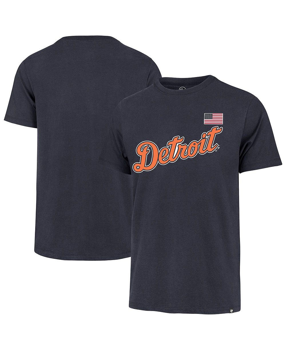 Мужская футболка '47 Brand Navy Detroit Tigers Heritage U.S. Flag