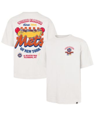 Мужская футболка '47 Brand Cream New York Mets Glizzy