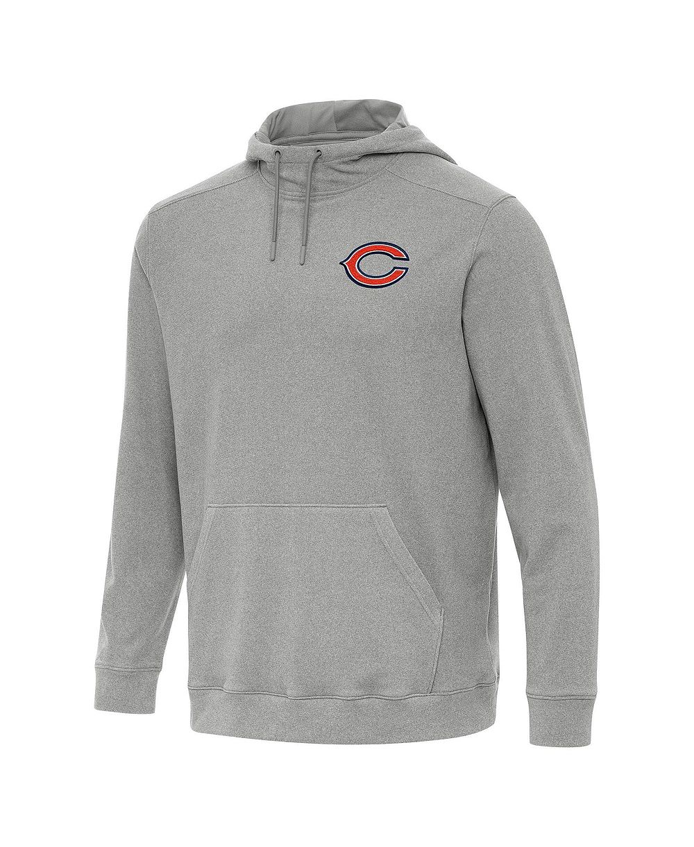 Мужской худи Antigua Heather Gray Chicago Bears Cloud