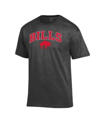 Мужская футболка Champion Heather Charcoal Buffalo Bills Arch Over Logo