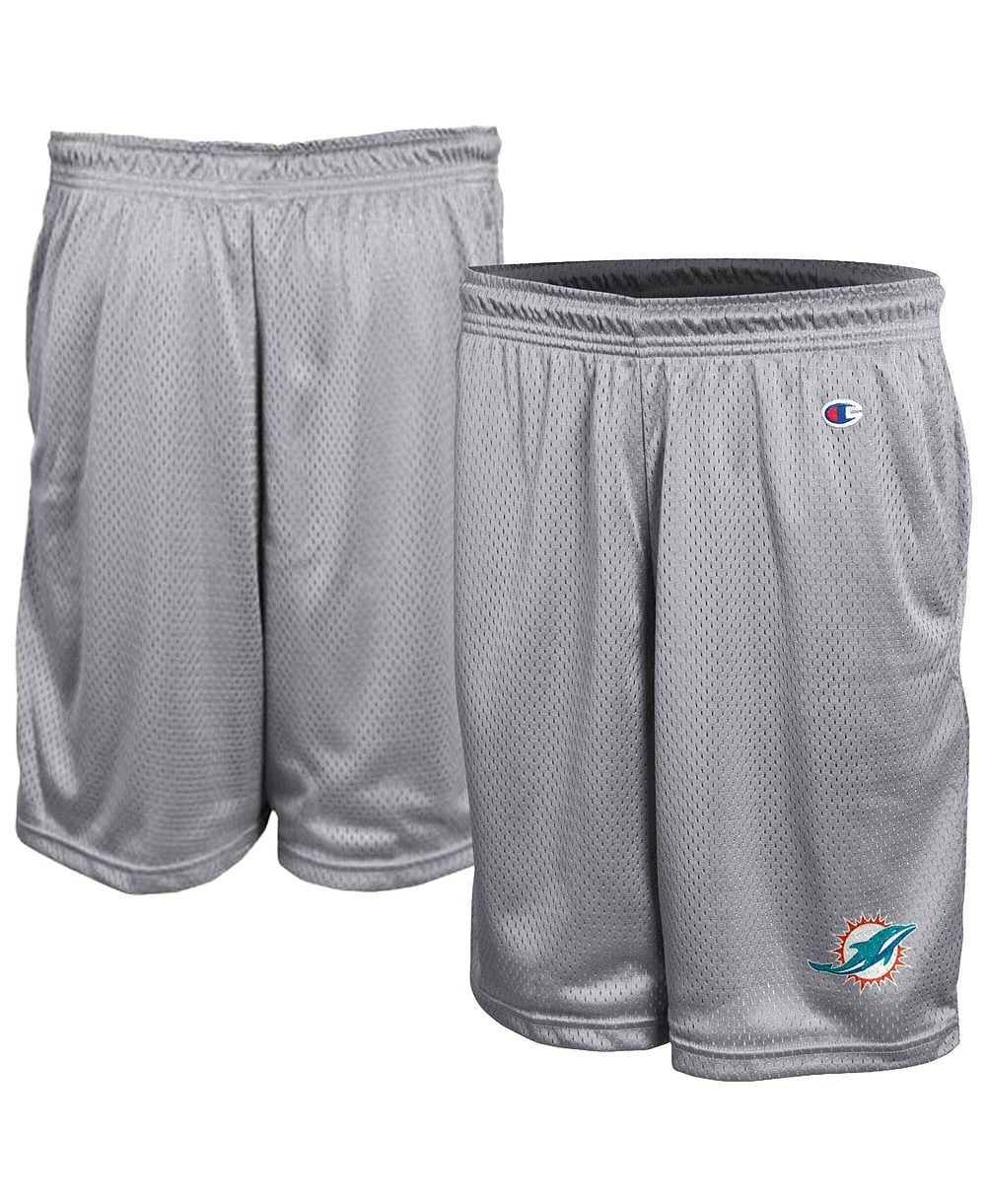 Мужские сетчатые шорты Champion Miami Dolphins Classic, серые