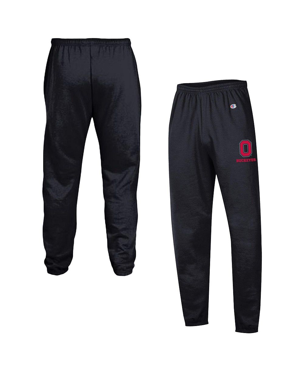 Champion Men's Black Ohio State Buckeyes Power blend Banded Fleece Sweatpants