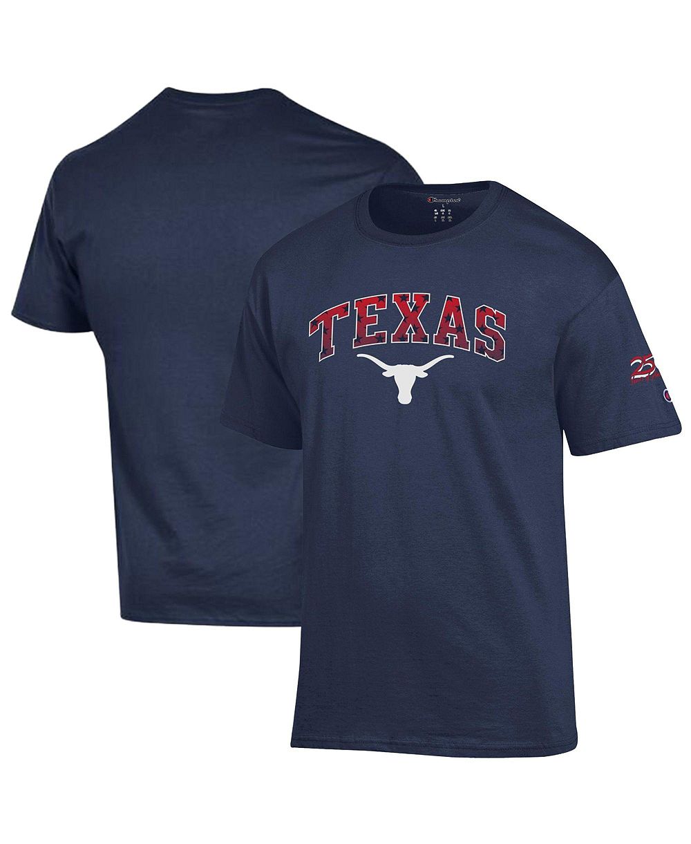 Champion Men's Navy Texas Longhorns Americana 250th Arch T-Shirt