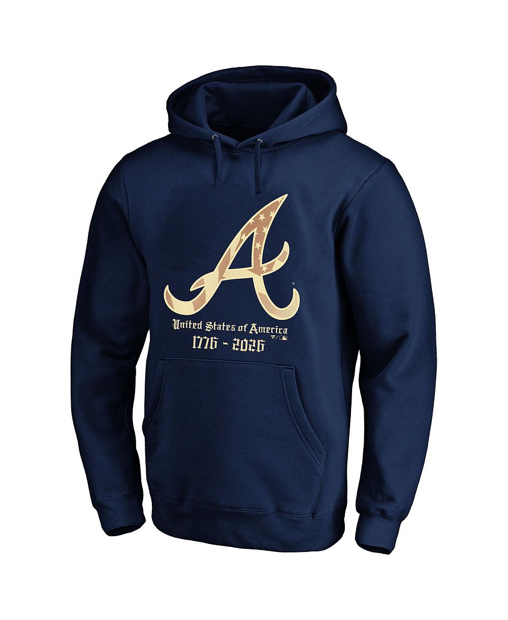 Мужская худи Fanatics Atlanta Braves USA 1776-2026 Big & Tall