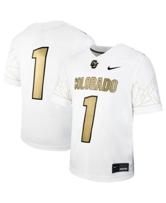 Nike джерси для футбольных игр Colorado Buffaloes для мальчиков и девочек White