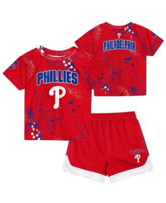 Детский комплект футболка и шорты Outerstuff Philadelphia Phillies для дошкольников