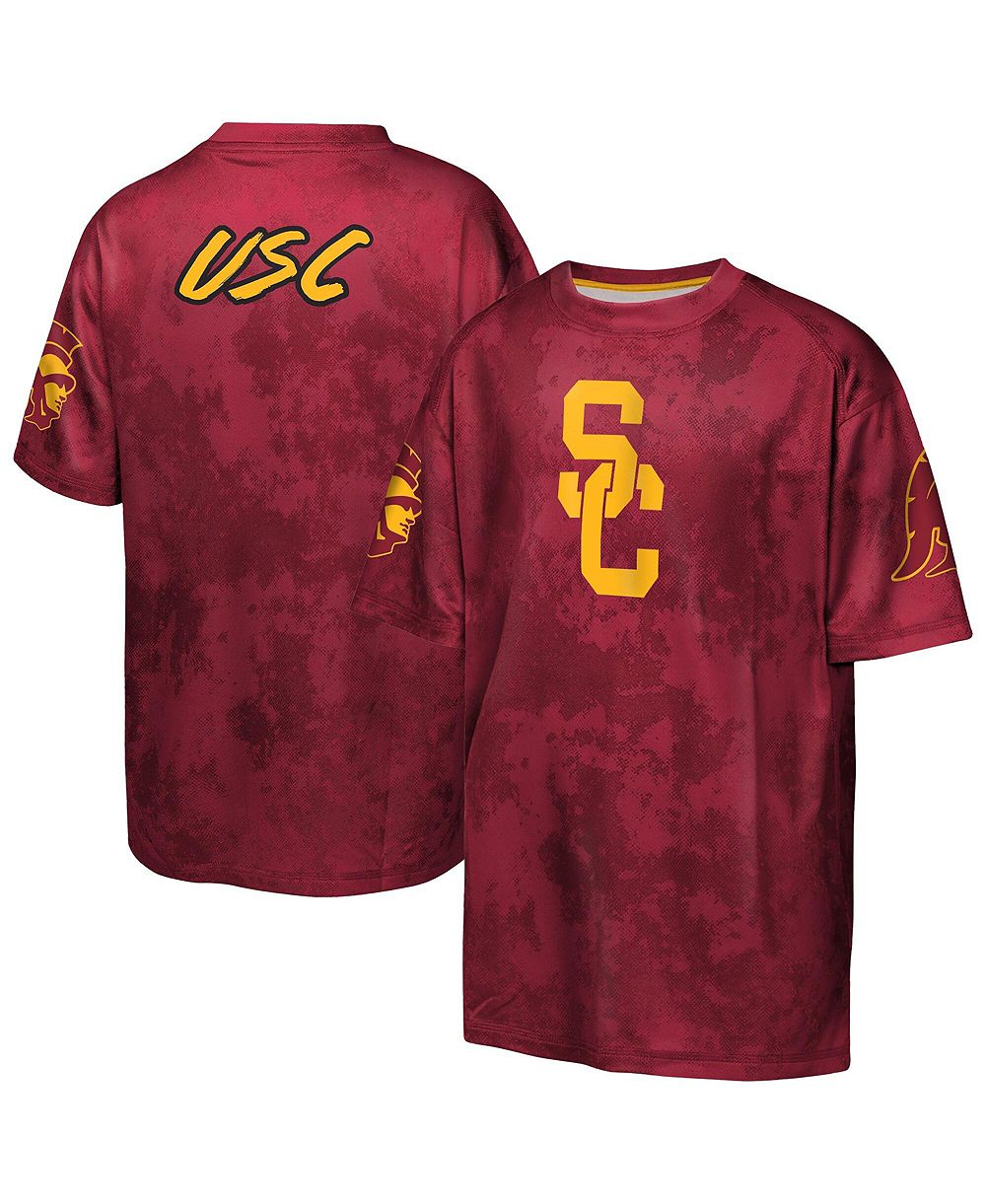 Детская футболка Outerstuff Cardinal USC Trojans Off-Side Sublimated T-Shirt