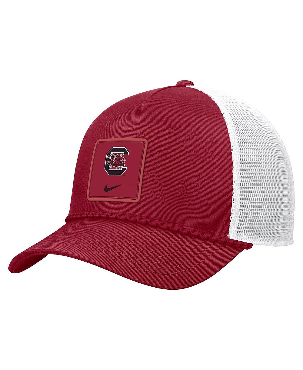 Nike Мужская бордовая кепка South Carolina Gamecocks 2026 On-Field Rope Adjustable Trucker