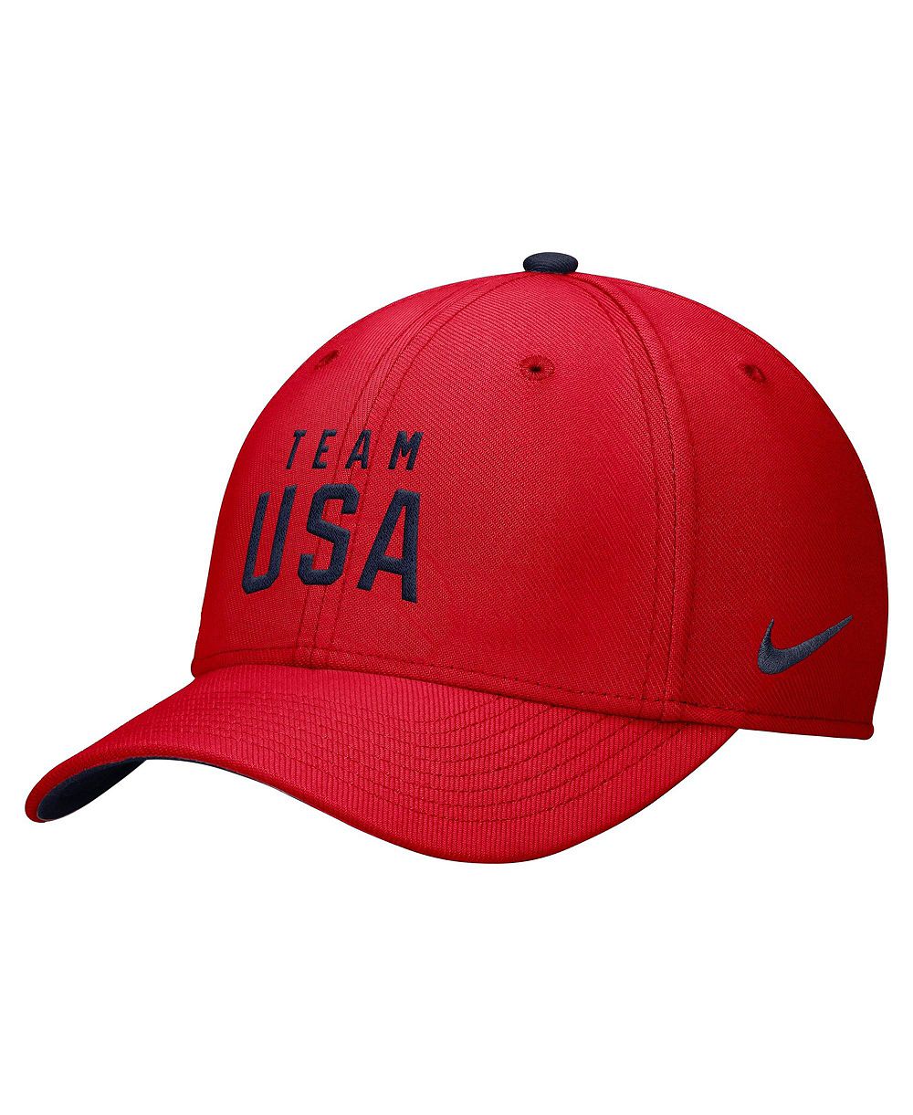 Мужская кепка Nike Red Team USA Rise Dri-FIT Flex