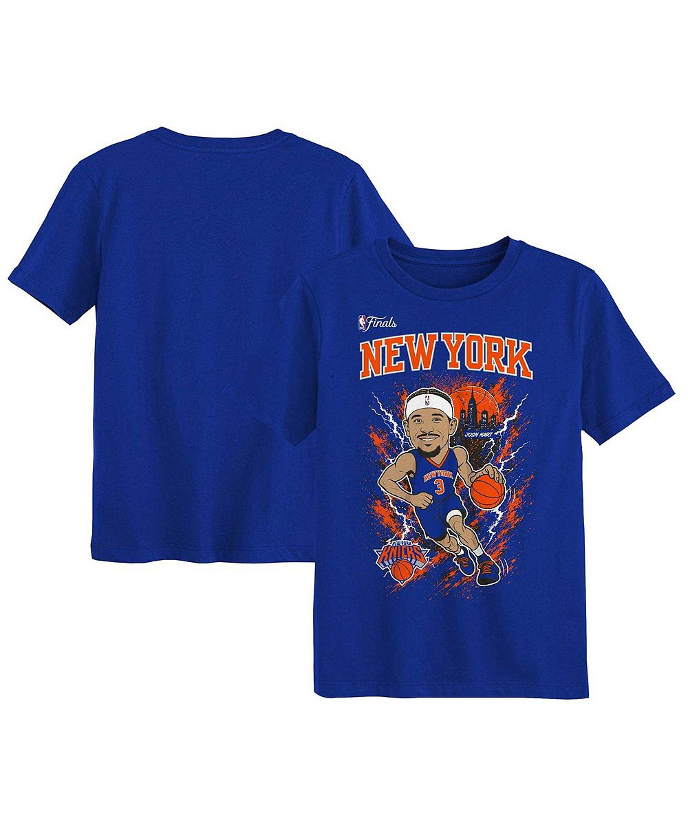 Outerstuff Детская футболка Josh Hart Blue New York Knicks 2026 NBA Finals