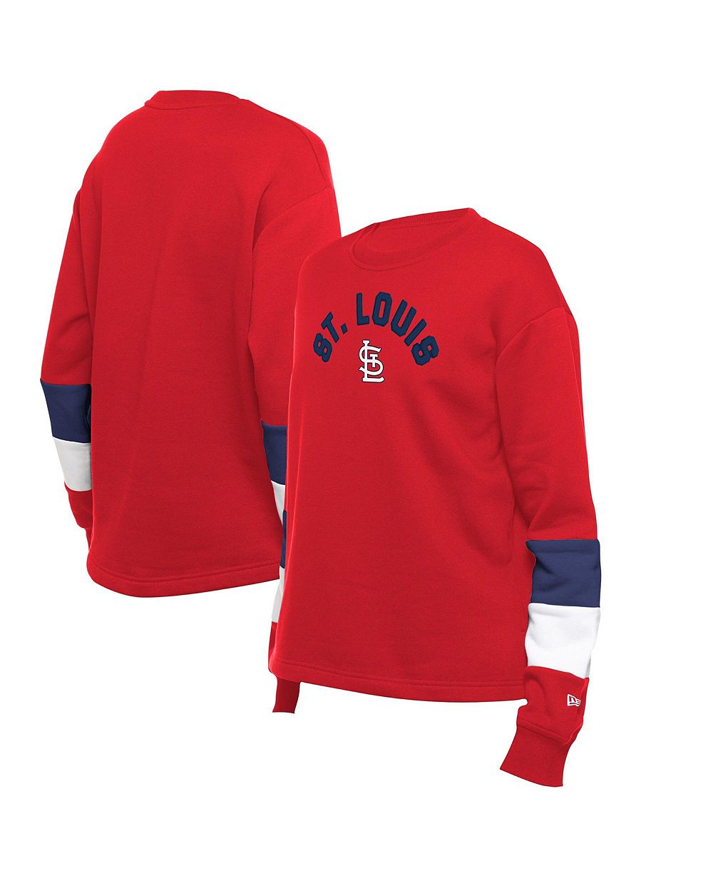 Женская толстовка New Era St. Louis Cardinals Game Day Color Block Graphic