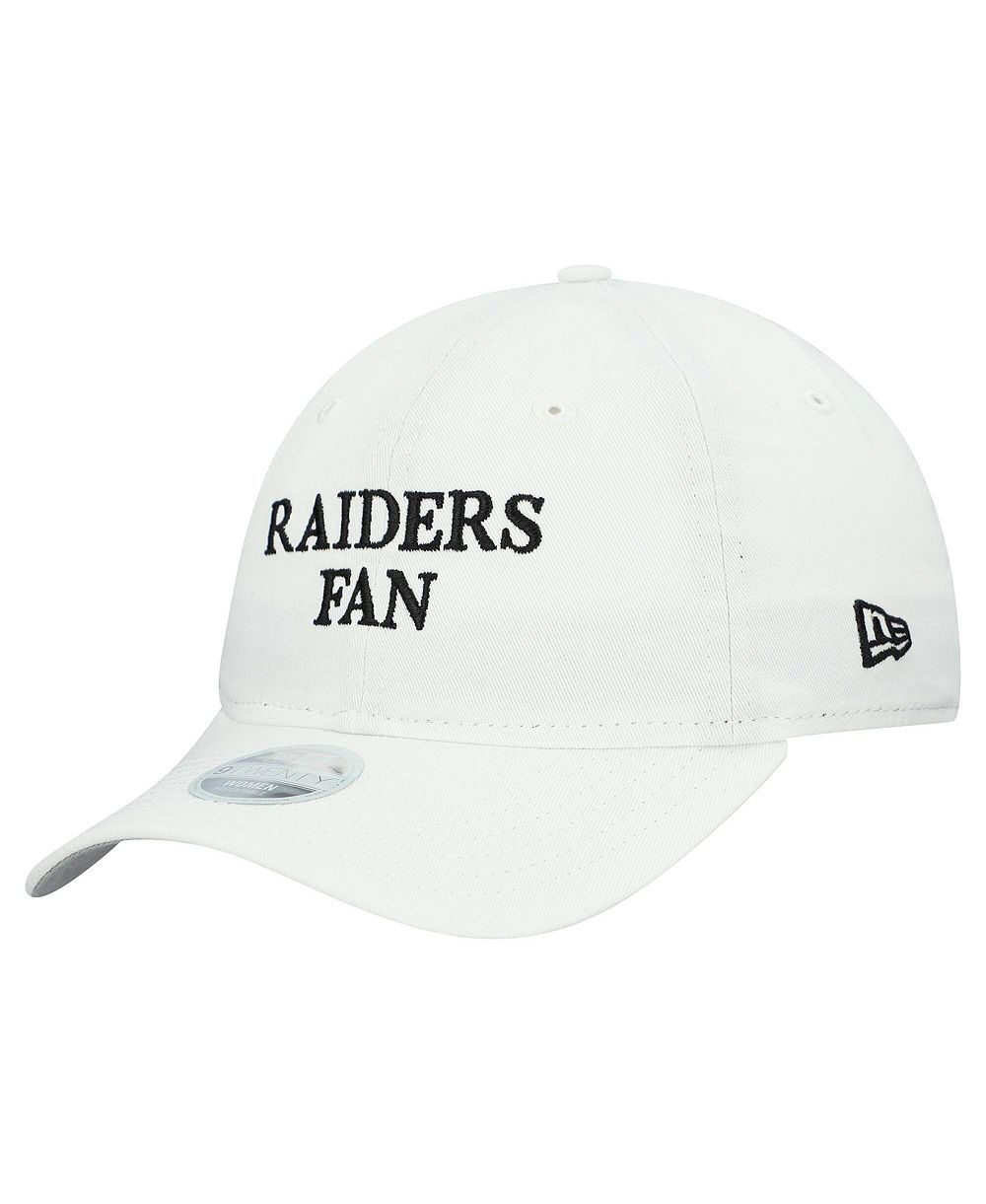 New Era Women's White Las Vegas Raiders Team Fan 9TWENTY Adjustable Hat