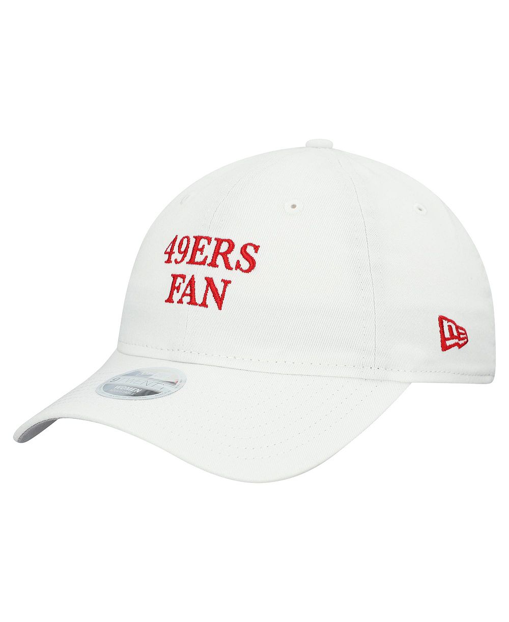 New Era Женский White San Francisco 49ers Team Fan 9TWENTY Adjustable Hat
