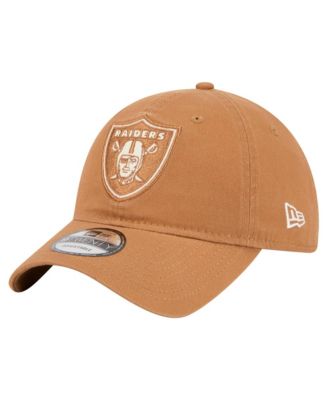 Мужская кепка New Era Las Vegas Raiders Stamp 9TWENTY Adjustable коричневого цвета
