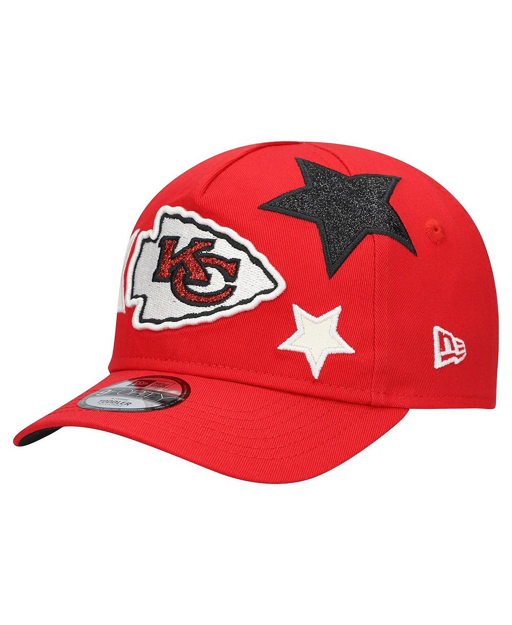 Детская кепка New Era Red Kansas City Chiefs Stardom 9FORTY A-Frame Adjustable