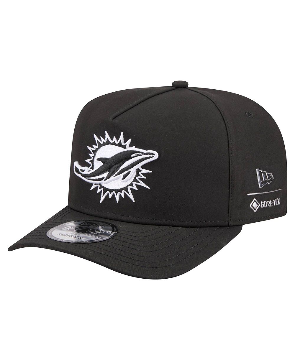Мужская кепка New Era Black Miami Dolphins Gore-Tex A-Frame 9FIFTY Adjustable Hat