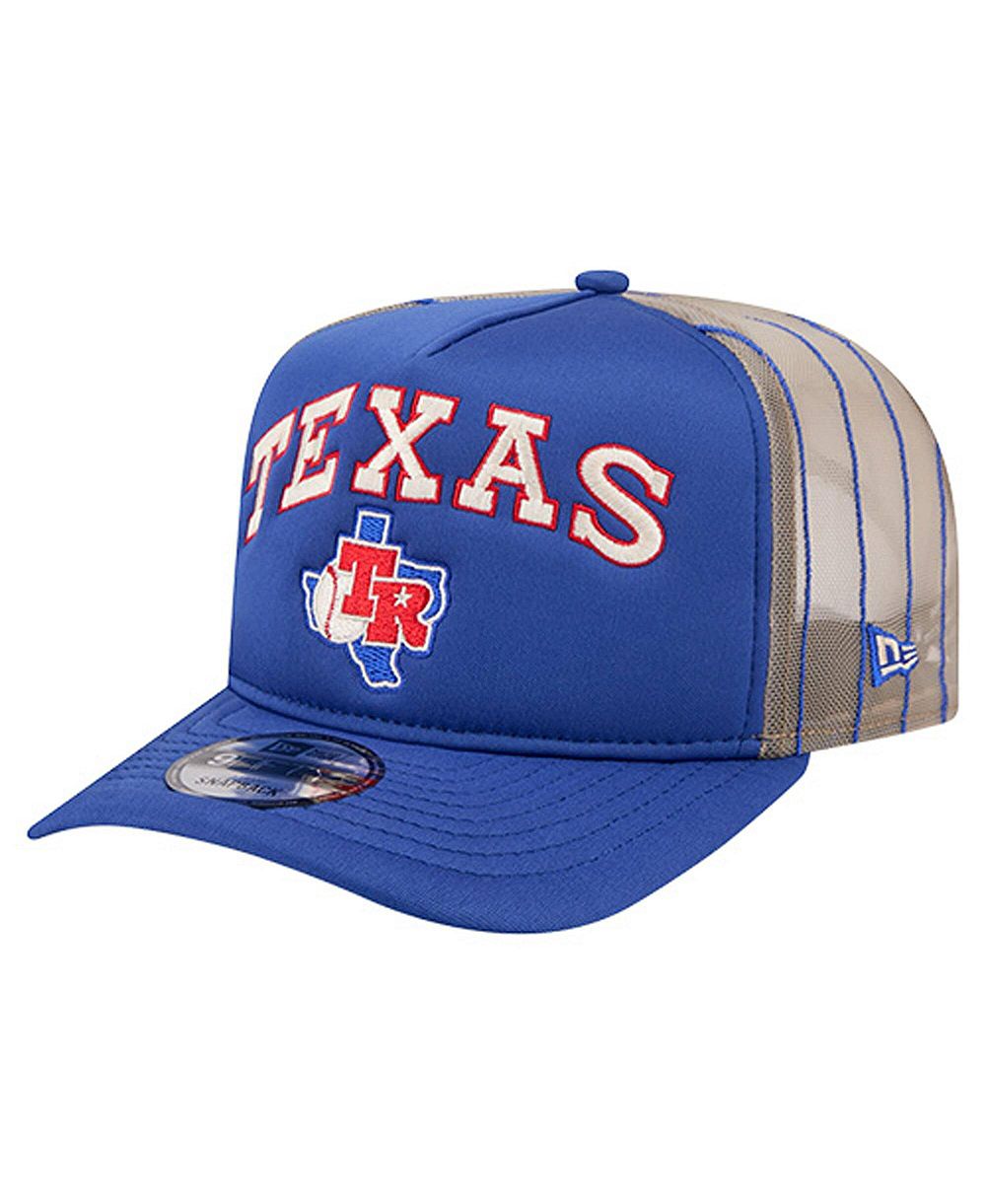Мужская кепка New Era Royal Texas Rangers Vintage Arched Foam Front 9FIFTY A-Frame Adjustable Trucker
