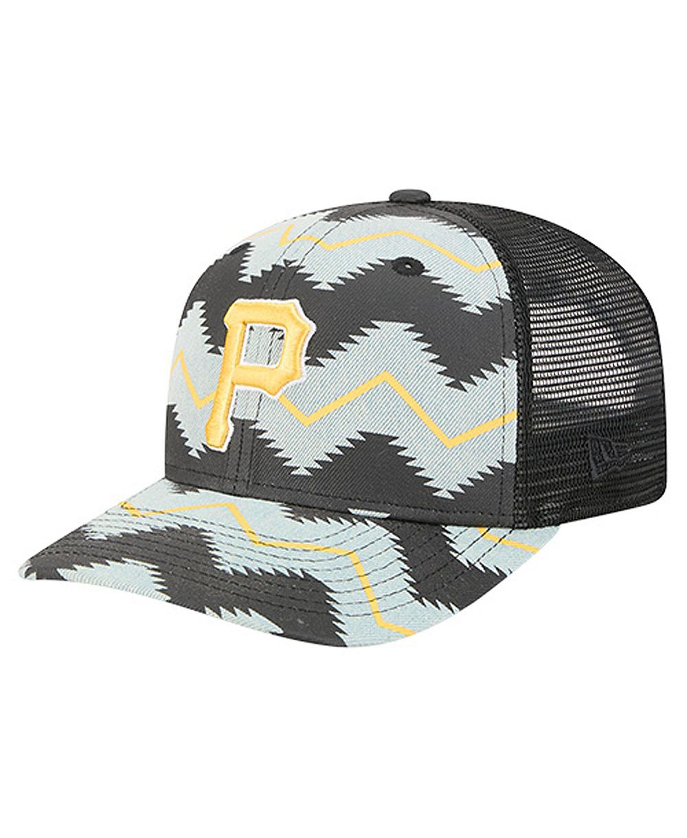 New Era Мужская Denim/Black Pittsburgh Pirates Aztec Denim 9SEVENTY Adjustable Hat