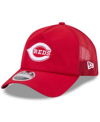 Мужская кепка New Era Red Cincinnati Reds 2026 Batting Practice Alternate Apex 9FORTY Adjustable
