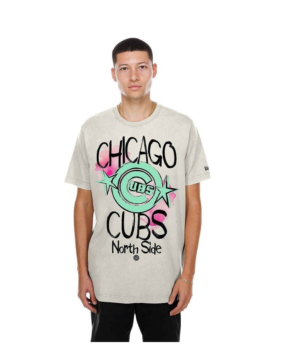 Мужская футболка New Era Cream Chicago Cubs Lifestyle Punk Core