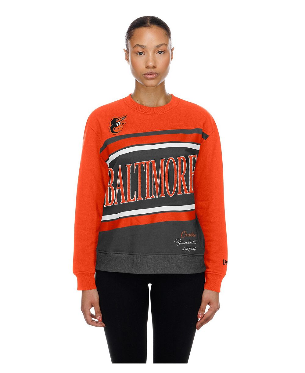 Женское свитшот New Era Baltimore Orioles Gameday Color Block Fleece Graphic
