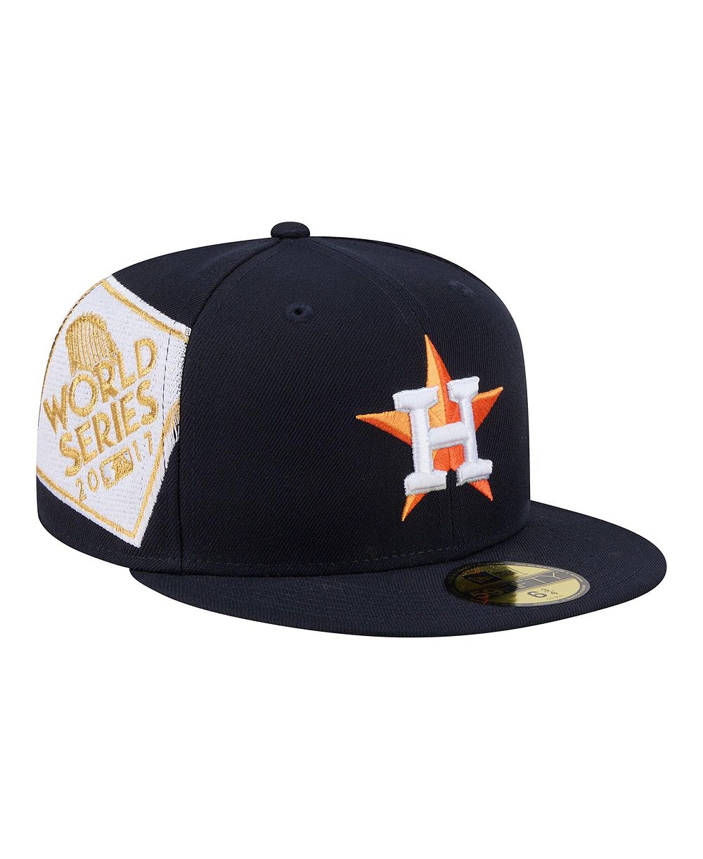 New Era Men's Navy Houston Astros Hidden Hit 59FIFTY Fitted Hat