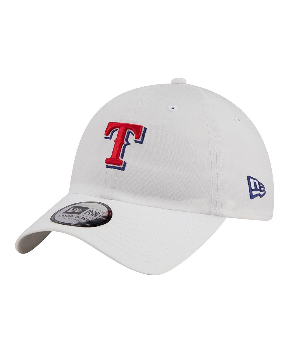 Мужская белая кепка New Era Texas Rangers Ripstop Casual Classic Adjustable