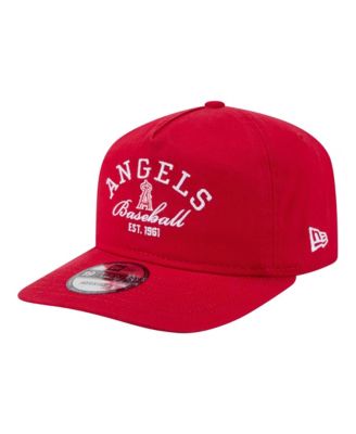 Мужская кепка New Era Red Los Angeles Angels Stacked 19TWENTY Adjustable