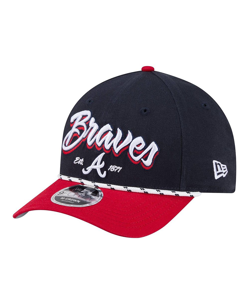 Мужская регулируемая кепка New Era Atlanta Braves Team Loyal 9FORTY M-Crown
