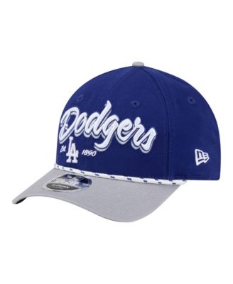 Мужская кепка New Era Royal/Gray Los Angeles Dodgers Team Loyal 9FORTY M-Crown Adjustable Hat